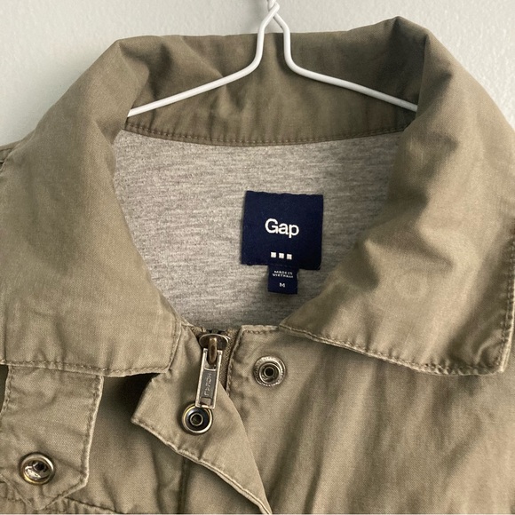 Gap women’s cotton jacket chore green size m lined - Picture 2 of 10